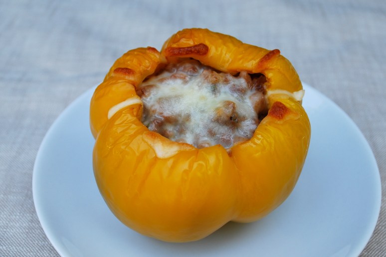 Meat Stuffed Bell Peppers