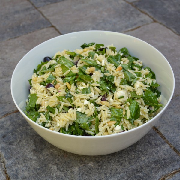 Orzo & Spinach Salad